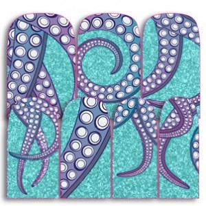 Tentacle Nail Art